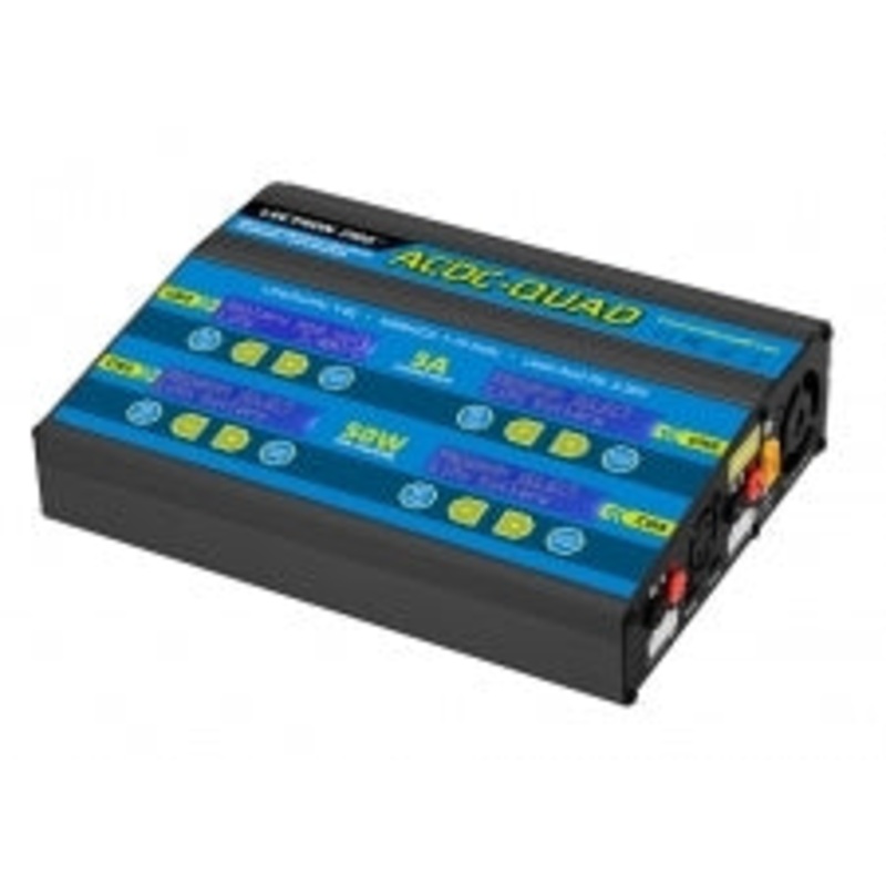 COMMON SENSE RC ACDC-QUAD  Four-Port Multi-Chemistry Balancing Charger LiPo/LiFe/LiHV/NiMH