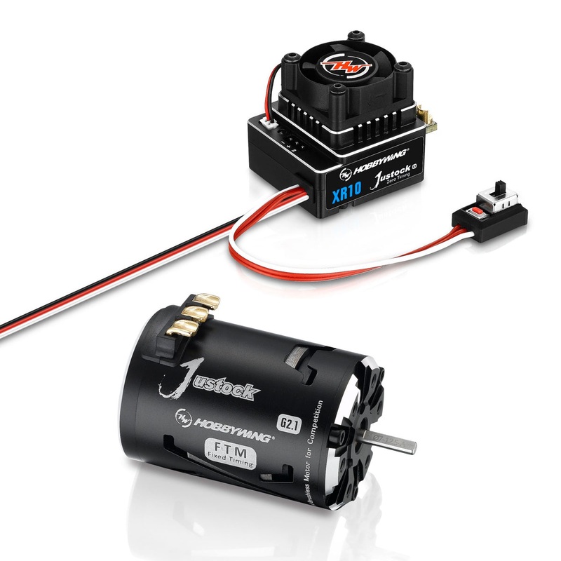HOBBYWING 38020319 XERUN XR10 Justock G3 ESC, & Justock G2.1 Brushless Motor (10.5 Turn) - Combo
