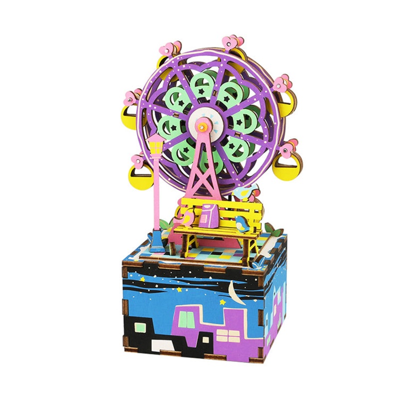 ROBOTIME AM402 DIY Music Box; Ferris Wheel *DISC