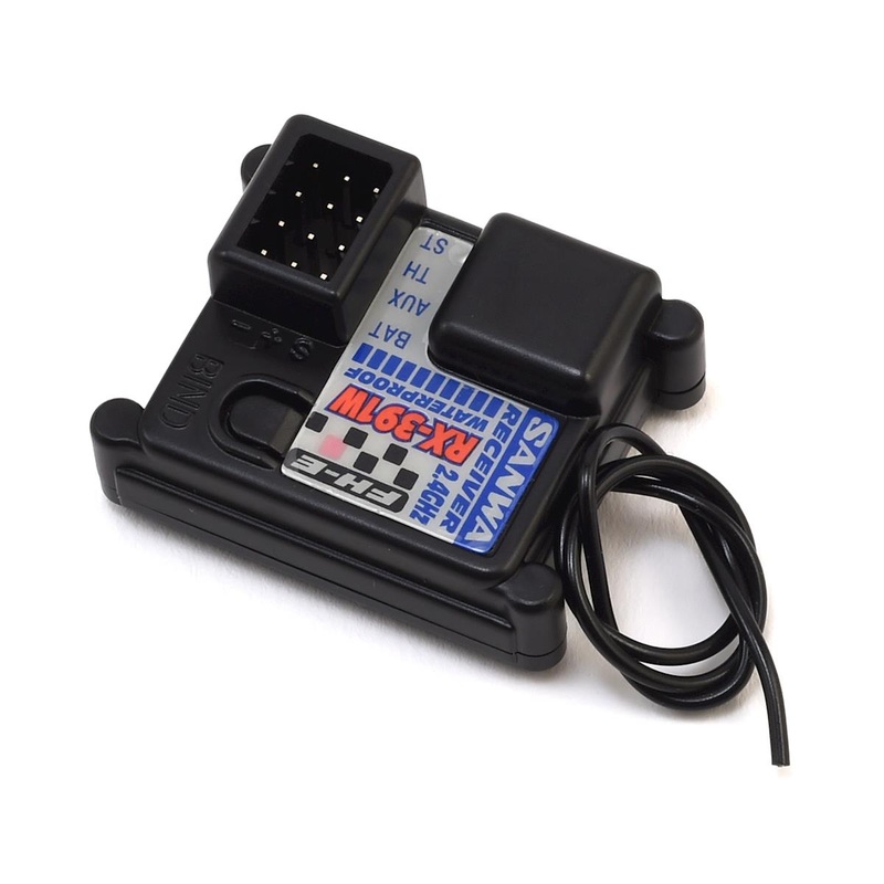 SANWA 107A41341A RX-391W 2.4Ghz FH-E 3-Channel Receiver (MX-6)