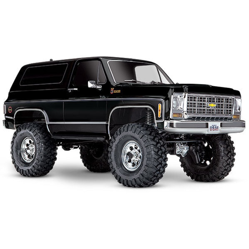 TRAXXAS 82076-4 TRX-4 Scale and Trail Crawler with 1979 Chevrolet Blazer Body: 1/10 Scale 4WD Electric Truck. RTR with TQi 2.4GHz Radio System, XL-5 HV ESC (fwd/rev), and Titan 550 motor.