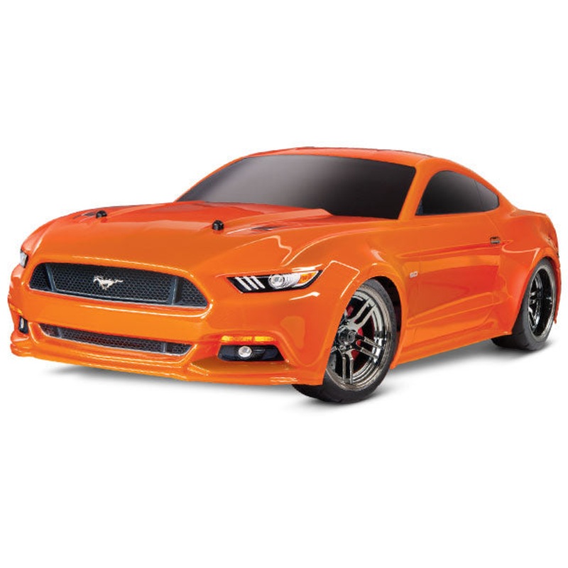 TRAXXAS 83044-4 Ford Mustang GT: 1/10 Scale AWD Supercar. RTR with TQ 2.4GHz radio system and XL-5 ESC (fwd/rev).