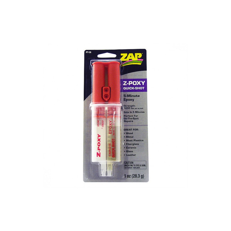 ZAP PT-36 5 Minute Quick Shot Epoxy, 1 oz