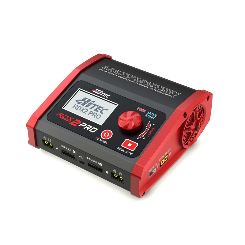 HITEC 44301 RDX2 Pro High-Power, 260W, Dual Port AC/DC Charger