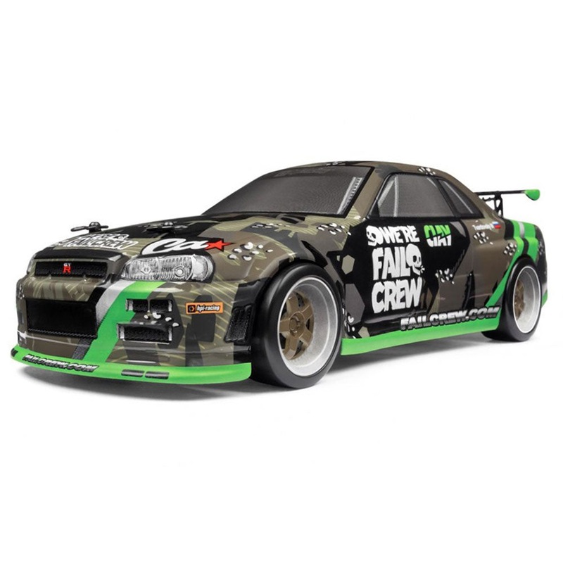 HPI 120101 Micro RS4 Drift Fail Crew Nissan Skyline R34 GT-R RTR Ready To Run w/ Battery & Charger