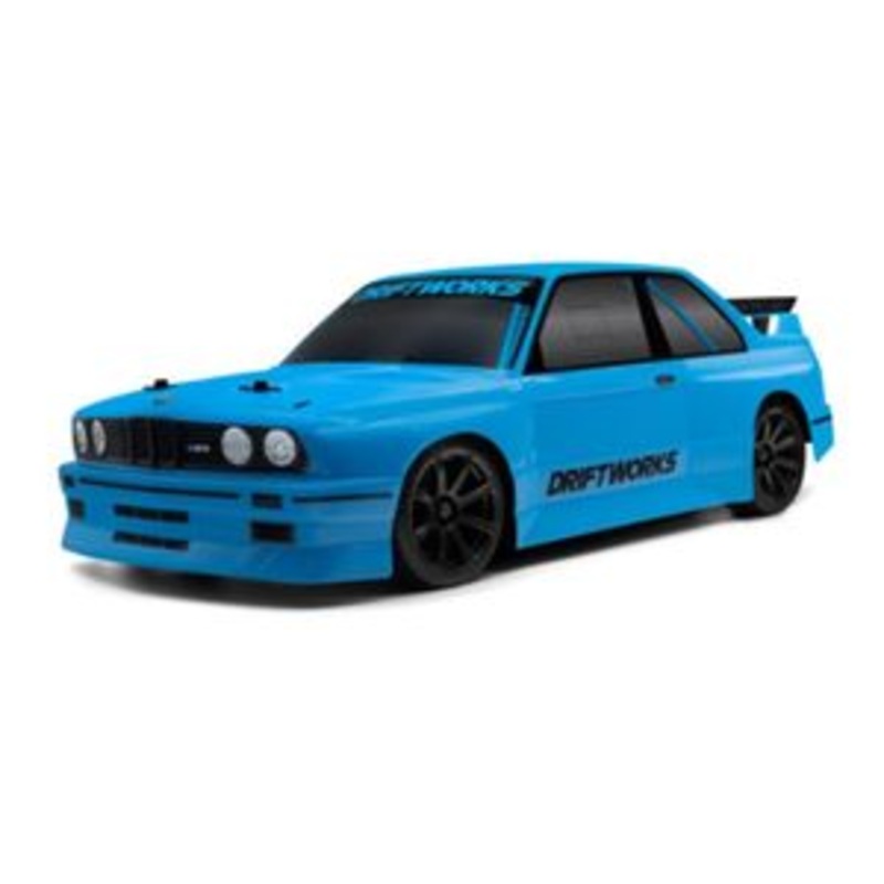 HPI 160422 RS4 Sport 3 BMW E30 Driftworks, 1/10 4WD RTR with 2.4GHz Radio System, Battery, and Charger
