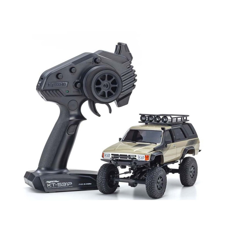 KYOSHO 32524SY MINI-Z 4X4 4-Runner with Roof Rack RTR, Sand