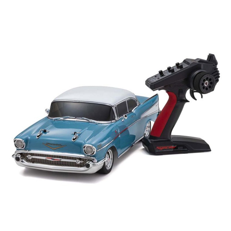 KYOSHO 34433T1 1/10 EP 4WD Fazer Mk2 FZ02L Readyset 1957 Chevy Bel Air Coupe, Tropical Turquoise