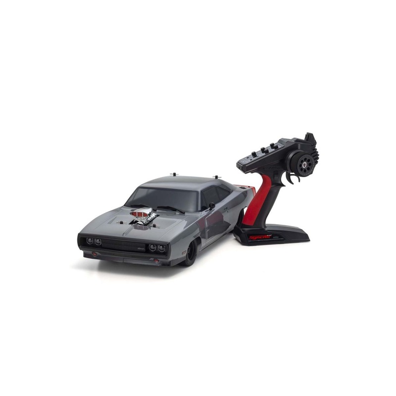 KYOSHO 34492T1B 1/10 EP 4WD RTR Fazer Mk2 1970 Dodge Charger Super Charged VE Gray
