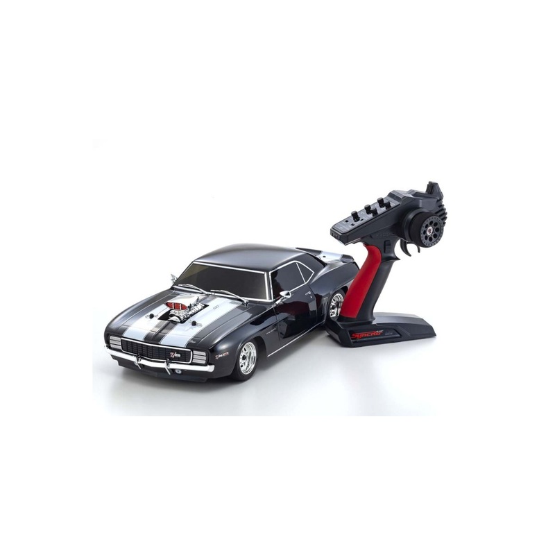 KYOSHO 34493T1 Fazer Mk2 1969 Chevy Camaro Z/28 RS Supercharged VE, Tuxedo Black, 1/10 Electric 4WD Touring Car
