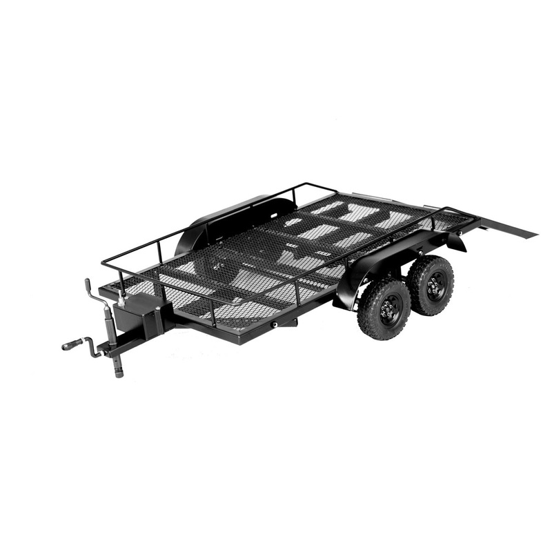 RACERS EDGE RCEPRO1500 1/10 Scale Full Metal Trailer with LED Lights