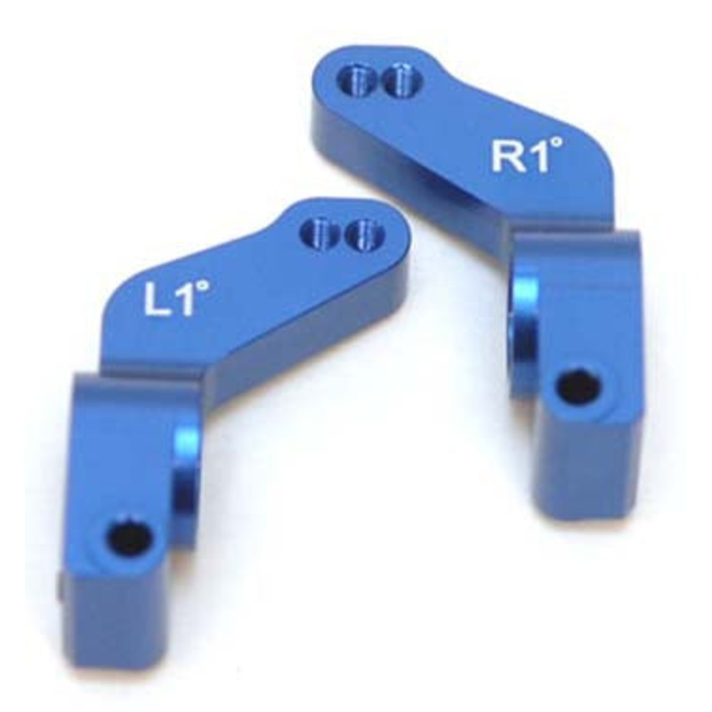 STRC ST3652-T1B 1 Degree Toe -In Rear Hub Carriers Slash/Stampede VXL/Rustler VXL (Blue)