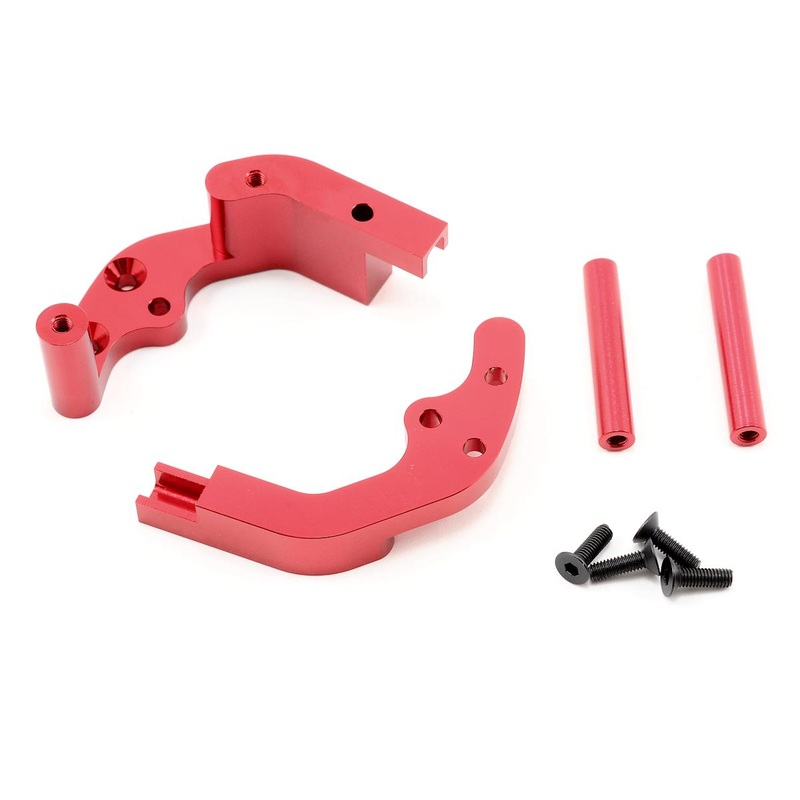 STRC ST3677R Rear Motor Guard Traxxas Cars/Trucks (Red)