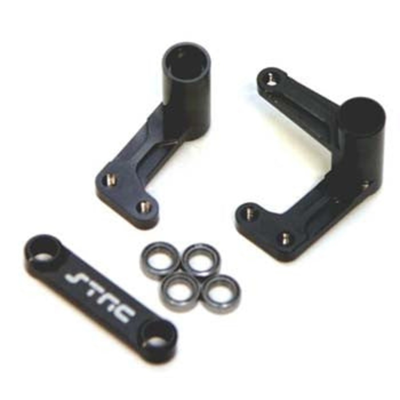 STRC ST3743XGM Steering System w/ bearings Rustler/Bandit/Slash (Gun Metal)