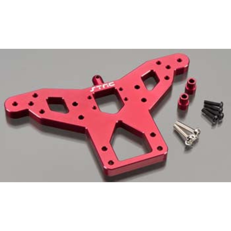 STRC ST4138R  HD 6.5mm Thick Rear Shock Tower (red)