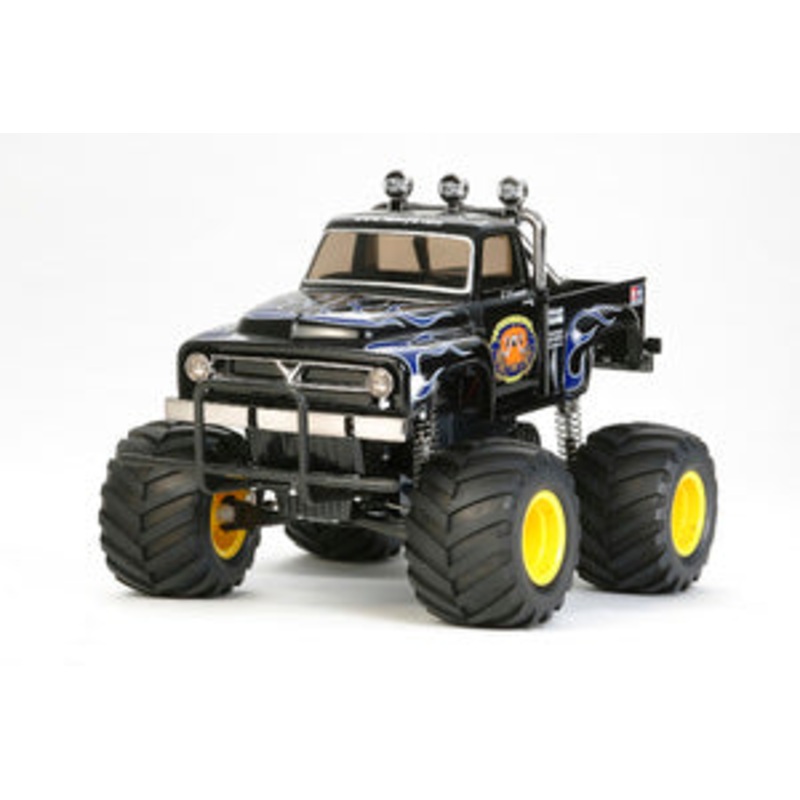 TAMIYA 58547-60A 1/12 RC Midnight Pumpkin Black Edition Monster Truck CW-01 Kit, w/HobbyWing THW 1060 ESC