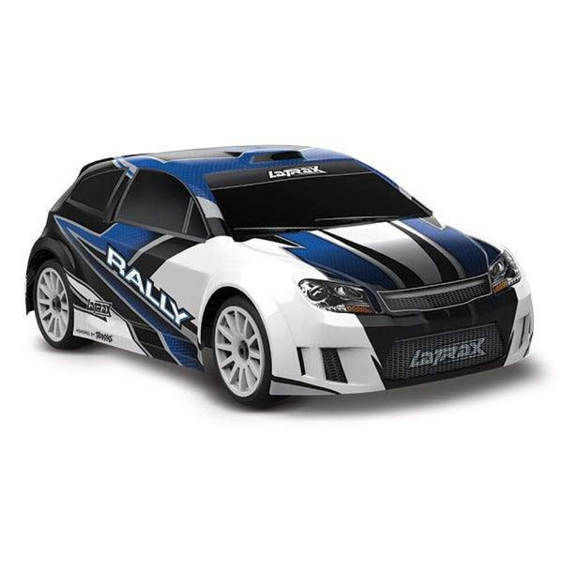 TRAXXAS 75054-5 LaTrax Rally 1/18 Scale 4WD Electric Rally Racer. RTR and Powered by Traxxas with ESC (fwd/rev) and brushed motor. Includes: 5-Cell NiMH 1200mAh LaTrax battery with AC charger