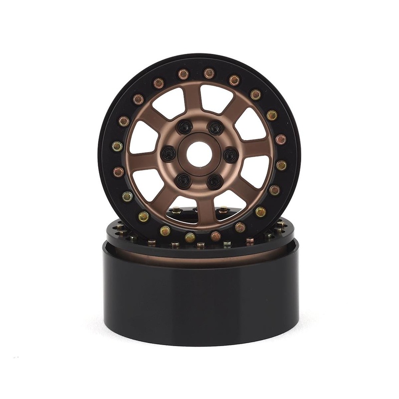 SSD SSD00180 Assassin 1.9 Beadlock Crawler Wheels (Bronze) (2)