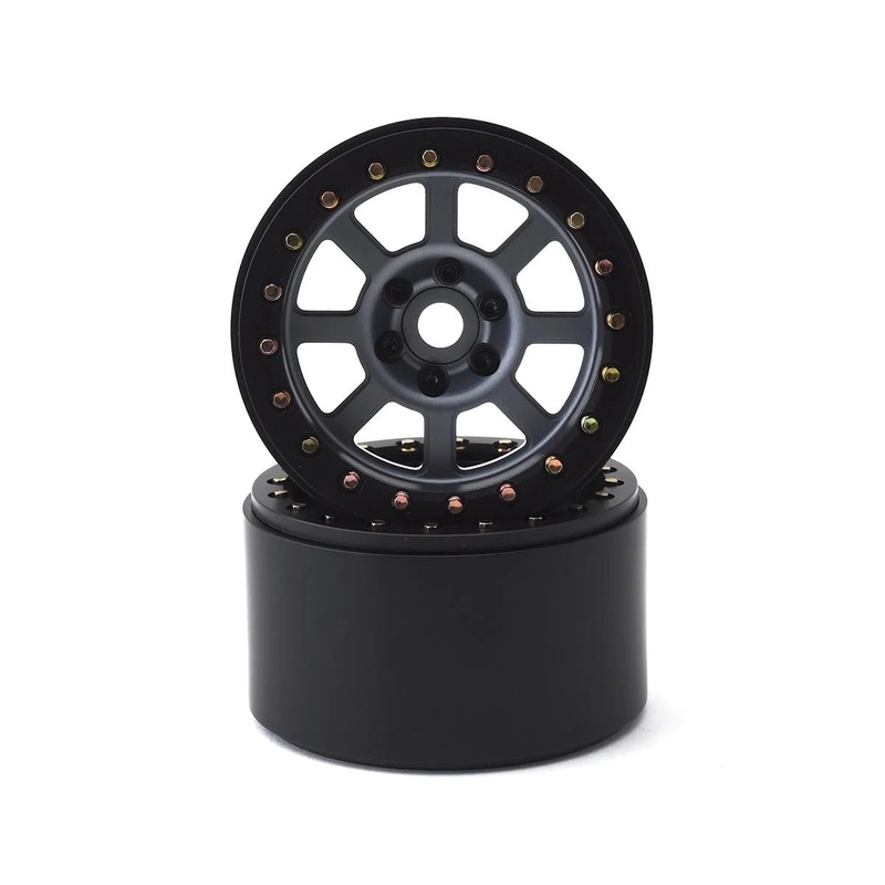SSD SSD00183 2.2 Wide Assassin Beadlock Wheels (Grey) (2)