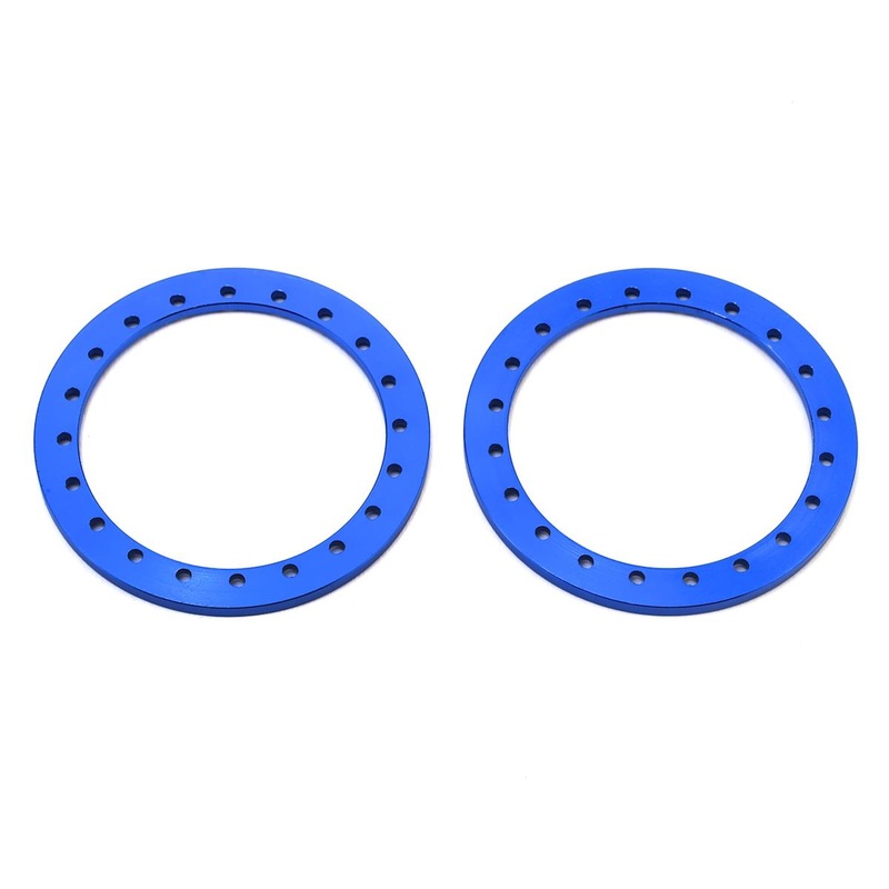 SSD SSD00267 1.9 Aluminum Beadlock Rings (Blue) (2)