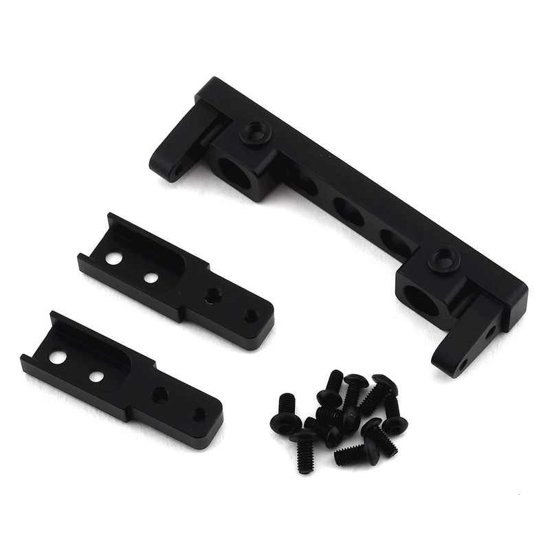 SSD SSD00287 SCX10 II Aluminum Rear Bumper Mount w/Rail Extension