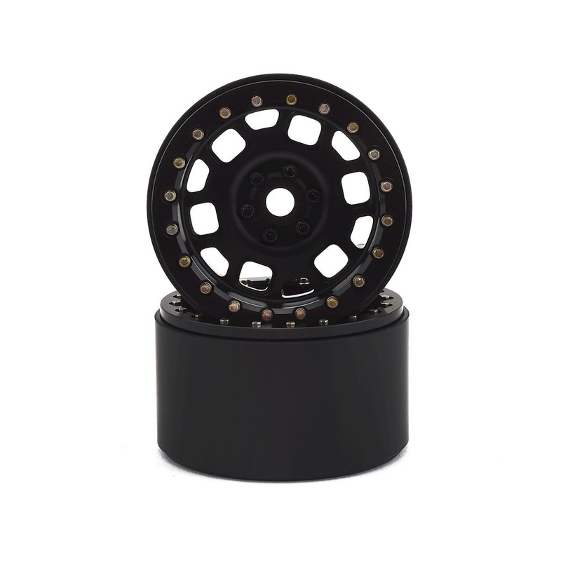 SSD SSD00316 2.2 Contender Beadlock Wheels (Black) (2)
