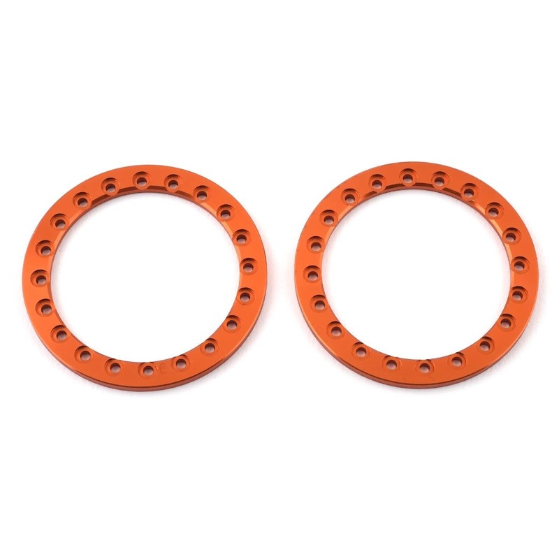 SSD SSD00356 1.9 Aluminum Beadlock Rings (Orange) (2)