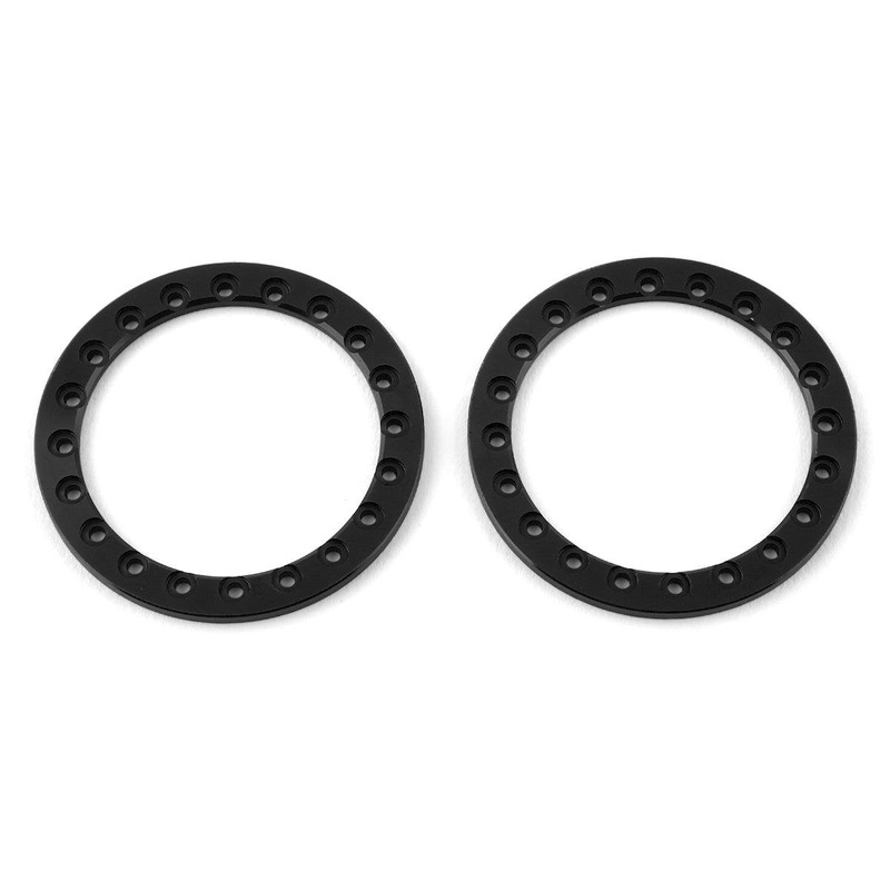 SSD SSD00362 1.9 Aluminum Beadlock Rings (Black) (2)