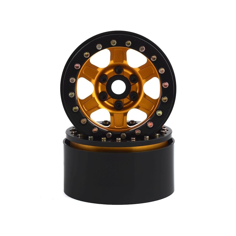 SSD SSD00382 Challenger 1.9 Beadlock Wheels (Gold) (2)