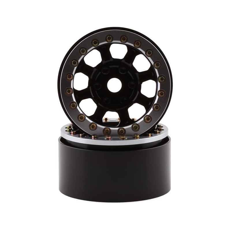 SSD SSD00433 Warrior 1.9" Beadlock Crawler Wheels Black