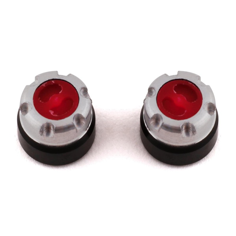 SSD SSD00437 1/24 Scale Locking Hubs (Red) (2)