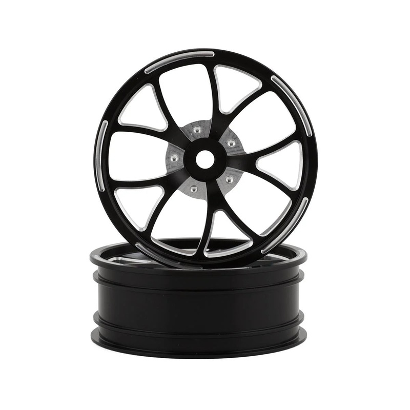SSD SSD00512 Y Spoke Drag Front 2.2 Wheels (Black)