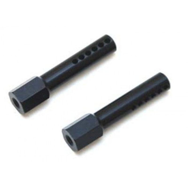 STRC ST1914BK Front Body Posts for Traxxas Slash and Rustler (Black) 1Pair