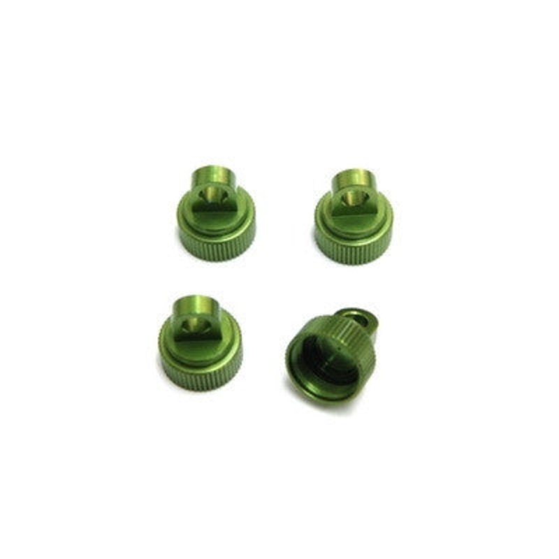 STRC ST2267G Upper Shock Caps Traxxas Vehicles (Green)