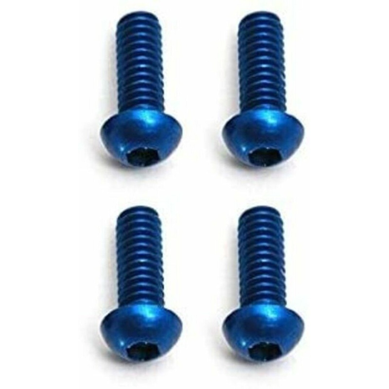 ASSOCIATED 8546 FT Screws, Blue Aluminum M2x6 mm BHCS
