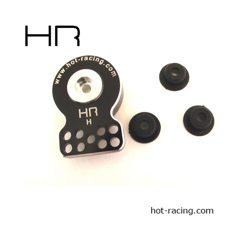 HOT RACING SHS88H Heavy Duty Servo Saver w/Heavy Spring Tension Black