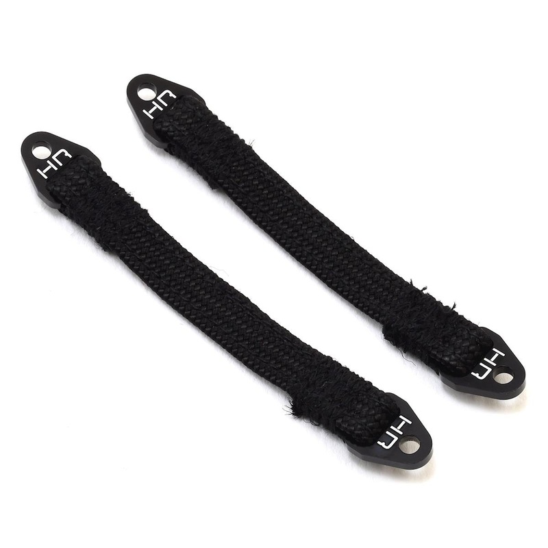 HOT RACING SLS80T0101 80mm Suspension Travel Limit Straps Black