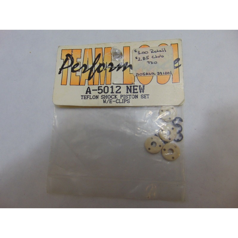 LOSI LOSA-5012 *DISC Teflon Shock Piston Set w/ E-clips