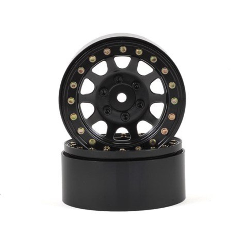 SSD SSD00003 D Hole 1.9 Steel Beadlock Crawler Wheels Black