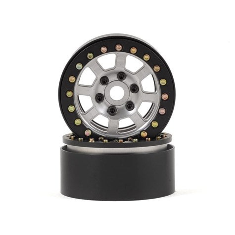 SSD SSD00010 Assassin 1.9" Beadlock Crawler Wheels Grey