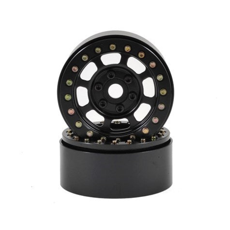 SSD SSD00076 Assassin 1.9" Beadlock Crawler Wheels Grey