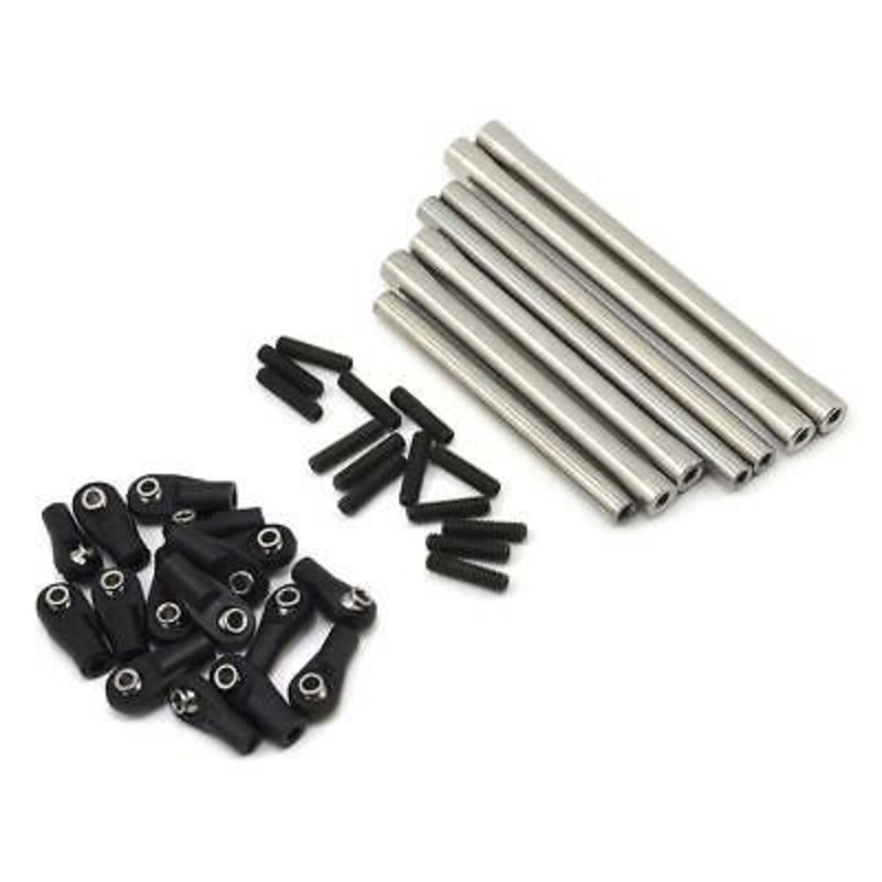 SSD SSD00129 SCX10 II HD Steel & Titanium Suspension Link Set
