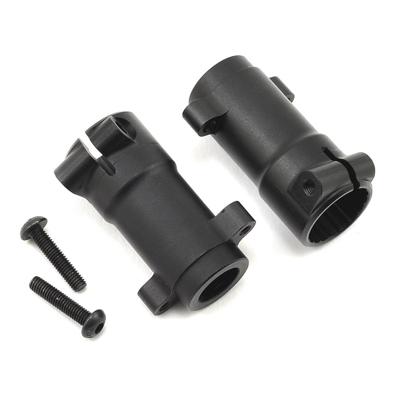 SSD SSD00146 SCX10 II Pro Aluminum Rear Lockouts Black