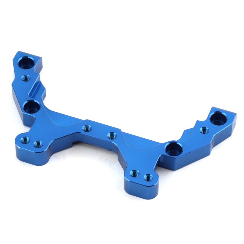STRC STC91358B Associated DR10 Aluminum HD Rear Chassis Brace (Blue)