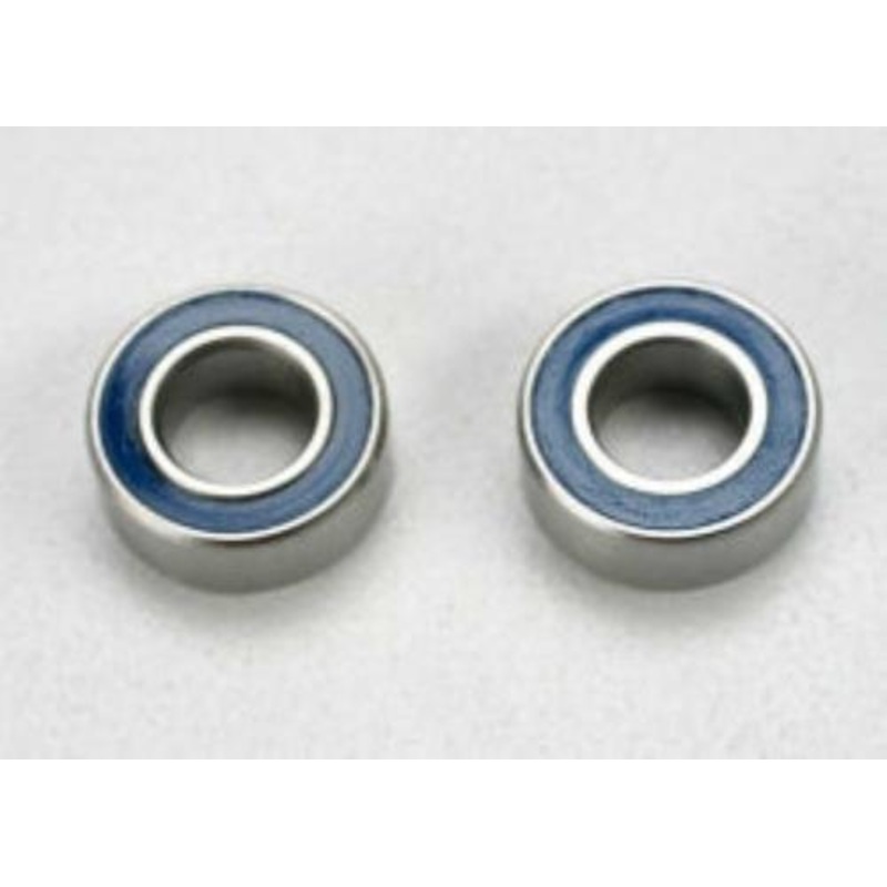 TRAXXAS 5115 Ball bearings, blue rubber sealed (5x10x4mm) (2)