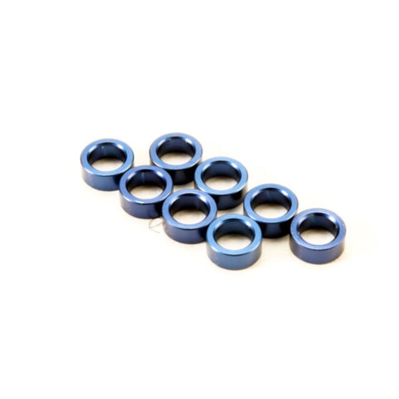 TRAXXAS 5133A Spacer, pushrod (aluminum, blue) (use with 5318 or 5318X pushrod and 5358 progressive 2 rockers) (8)