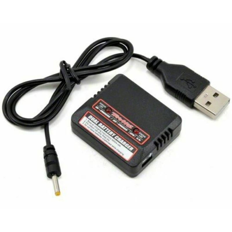 TRAXXAS 6238 Charger USB Dual-Port QR-1