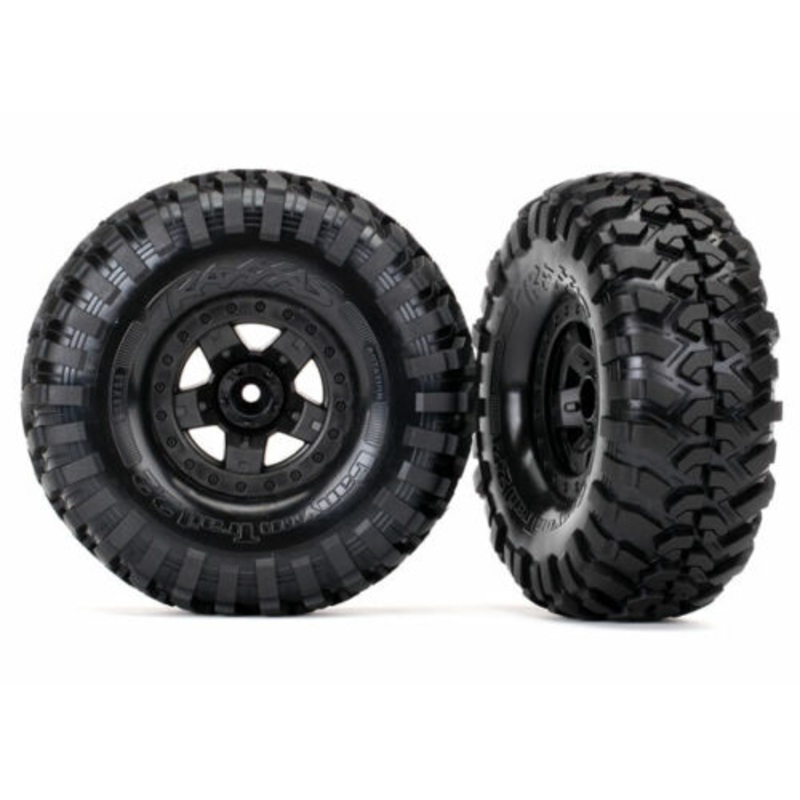 TRAXXAS 8181 Tires and wheels, assembled, glued (TRX-4 Sport wheels, Canyon Trail 2.2 tires) (2)