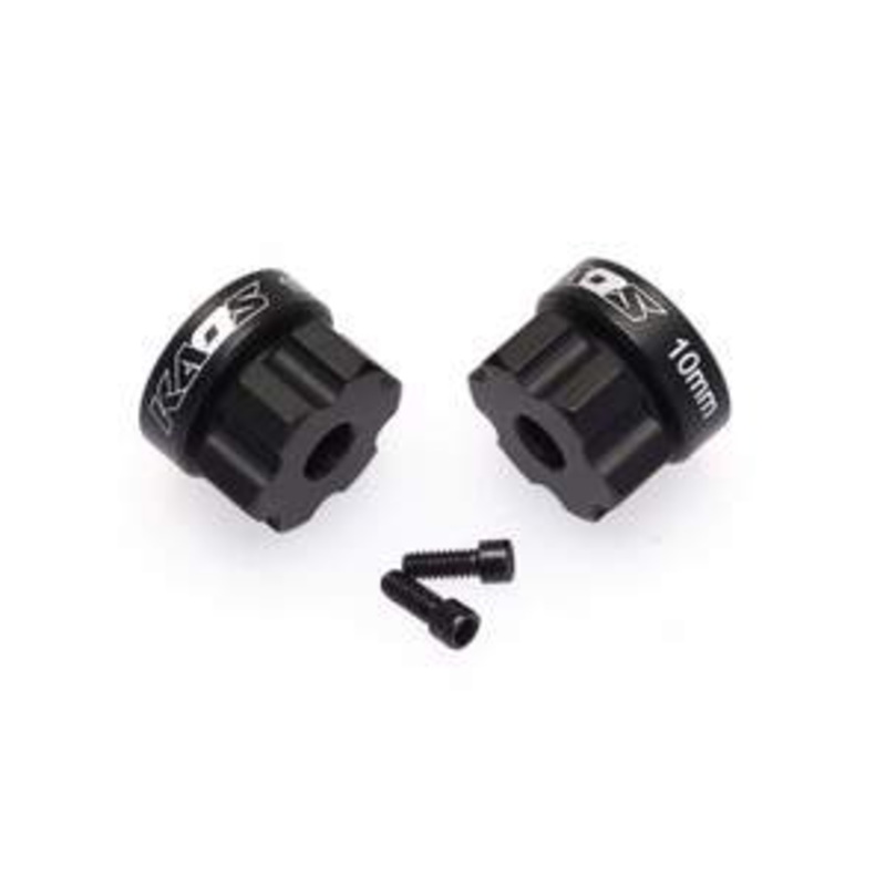 CEN RACING CEGCKQ0214 KAOS Aluminum Wheel Hex (10mm) (2pcs), Q/MT Series , DL-Series