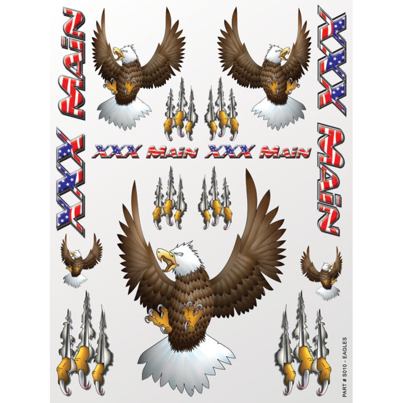 XXX MAIN S010 Eagles Sticker Sheet
